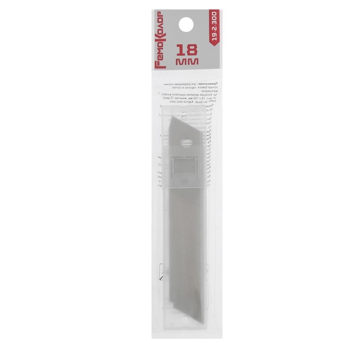 Лезвия для ножей Лезвия для ножей "РемоКолор", сегментированные, 18х100 мм, 10 шт.