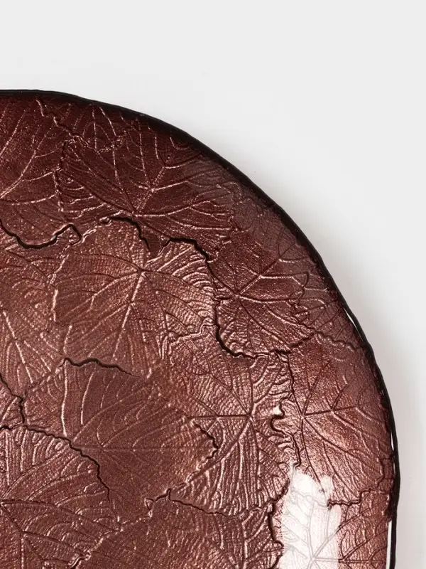 Тарелка "КРАСКИ ОСЕНИ" 21 см, янтарный цвет