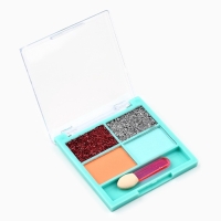 Набор детской косметики с кольцом «Свежесть лайма», тени 4 цв по 1,5 гр, блеск 10 гр, тон прозрачный Набор детской косметики с кольцом «Свежесть лайма», тени 4 цв по 1,5 гр, блеск 10 гр, тон прозрачный