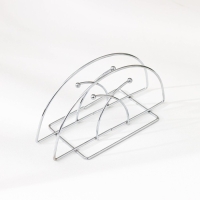 Салфетница Доляна &laquo;Меч&raquo;, 13,5&times;6&times;7 см, цвет хром