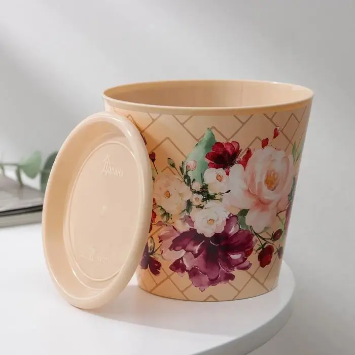 Горшок для цветов Доляна &laquo;Гранди&raquo;, 800 мл, цвет бежевый