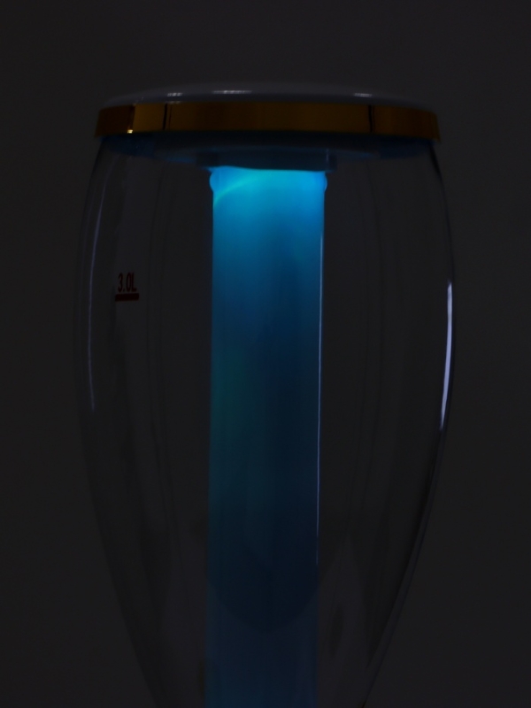 Башня пивная VaviloneDouble, 3 л, ёмкость для льда, подсветка, пластик, золотистая