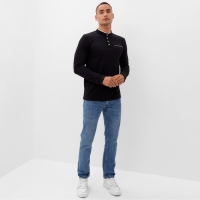 Футболка с дл. рукавом мужская MINAKU цвет черный, р-р 42 Футболка с дл. рукавом мужская MINAKU цвет черный, р-р 42