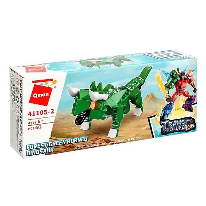 Конструктор Динобот Конструктор Динобот "Вождь Тиранозавр", 92 детали