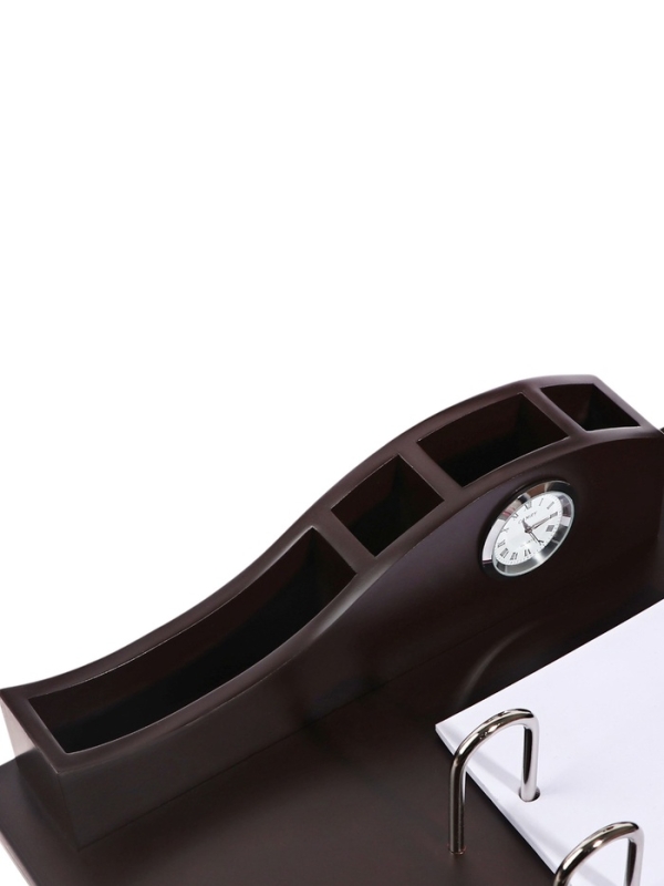 Набор настольный 5в1 с часами, 34*24*18 см Набор настольный 5в1 с часами, 34*24*18 см