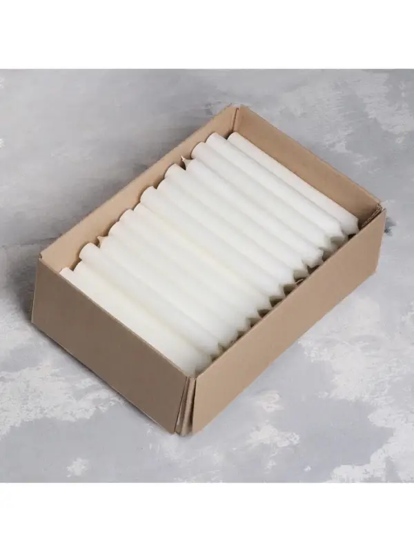 Хозяйственная свеча парафиновая, 1.8&times;17.5 см, 40 г