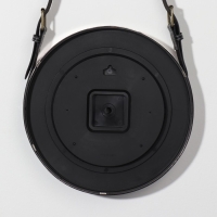 Зеркало настенное круглое «Антураж» d зеркальной поверхности 28 см, с ремешком из искусственной кожи, цвет МИКС Зеркало настенное круглое «Антураж» d зеркальной поверхности 28 см, с ремешком из искусственной кожи, цвет МИКС