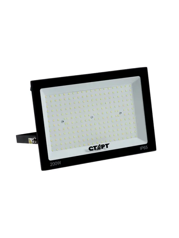 Прожектор светодиодный СТАРТ, 200 Вт, 17000 Лм, 6500К, IP65, чёрный