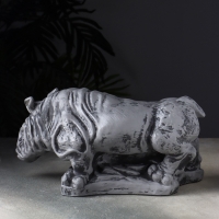 Копилка "Носорог" 32х19х16 см, серый