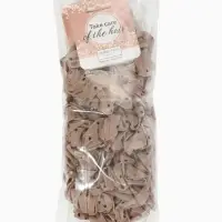 Резинка для волос "Летиция" (набор 2 шт) 7 см, коричневый