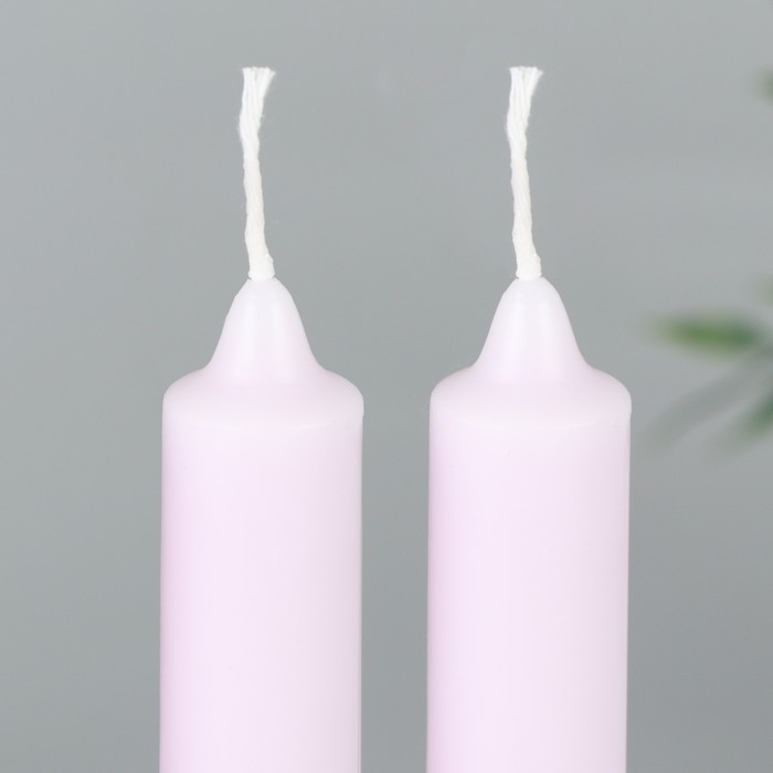 Свечи высокие с нанесением «Светлой Пасхи!», 2 шт., фиолетовые, 19 х 2,1 см. Свечи высокие с нанесением «Светлой Пасхи!», 2 шт., фиолетовые, 19 х 2,1 см.