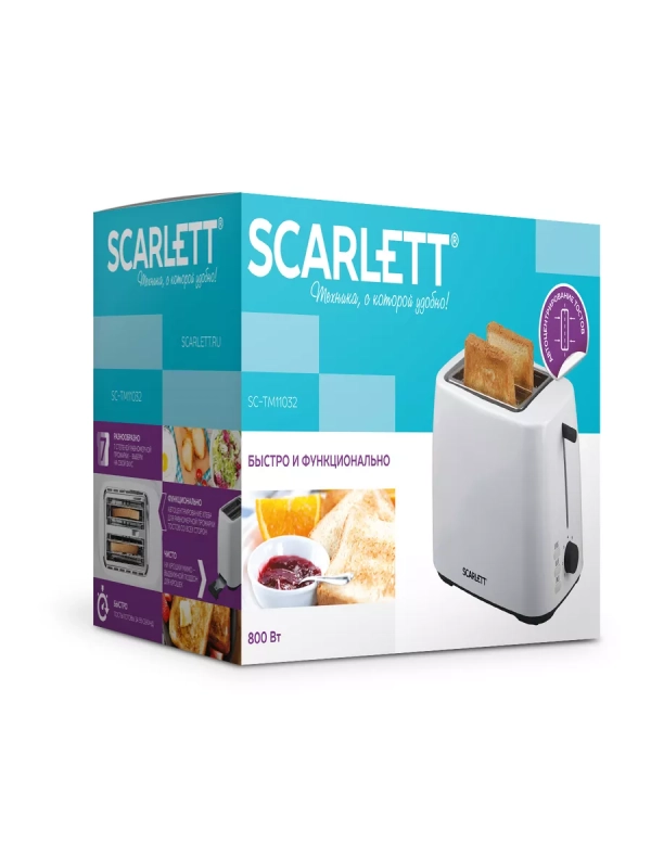Тостер кухонный электрический для хлеба SC-TM11032