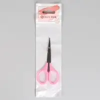 Ножницы маникюрные, загнутые, 9 см, МИКС