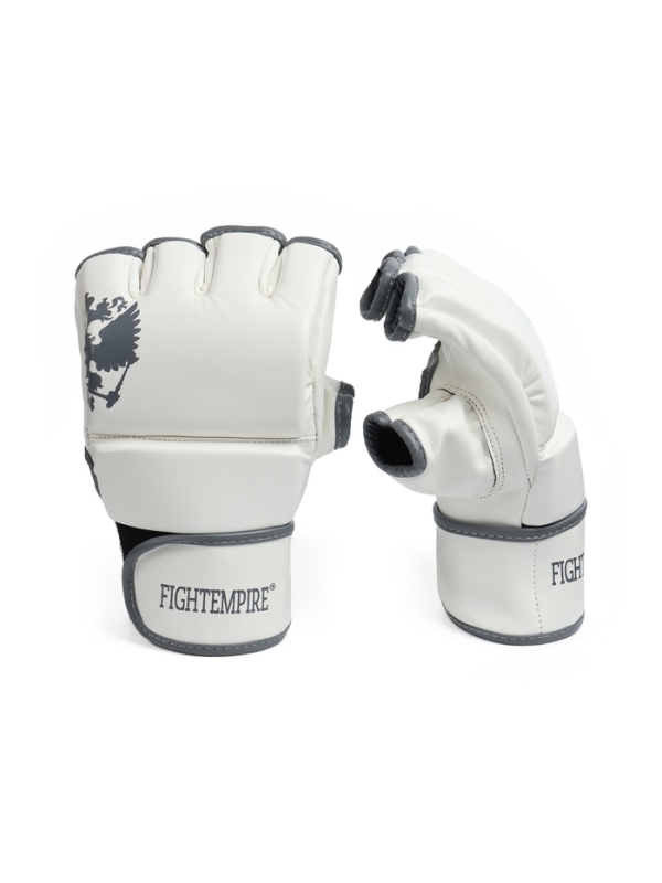 Перчатки для ММА боевые FIGHT EMPIRE, PRIDE, белые, размер L