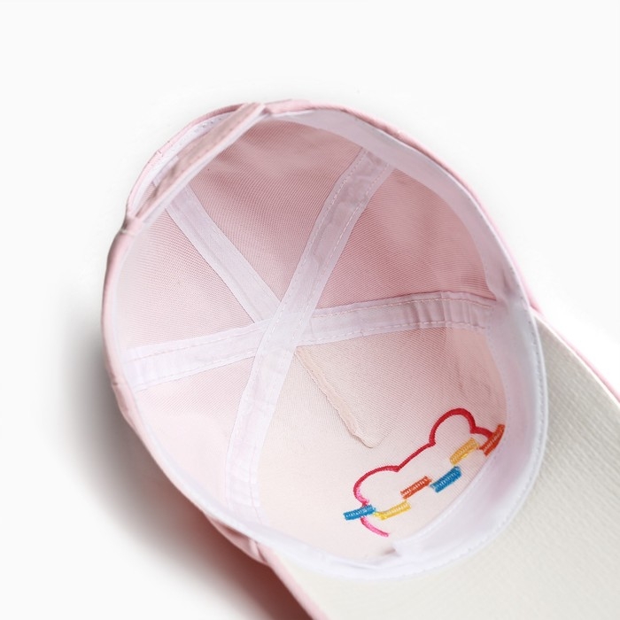 Кепка детская MINAKU "Мишка" розовый, р-р 48-50