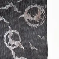 Скатерть на хеллоуин &laquo;Летучие мыши&raquo;, серебро, 200 х 140