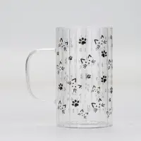 Кружка стеклянная &laquo;Кот&raquo;, 350 мл