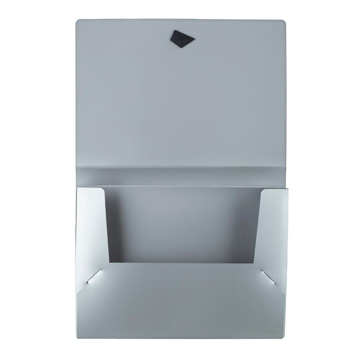 Папка на резинке А4, 800 мкм, Calligrata TOP "Mistral", корешок 40 мм, до 300 листов, серебристая