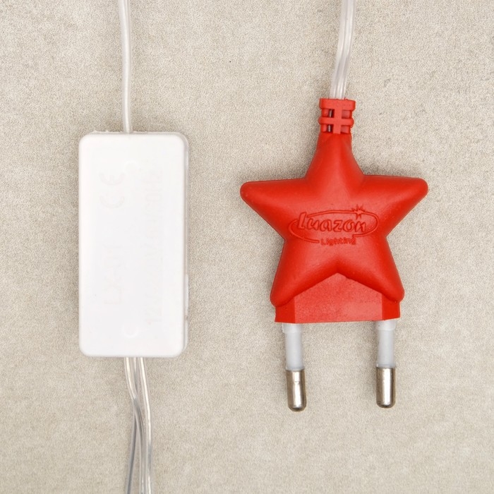 Гирлянда &laquo;Сеть&raquo; 1.6 &times; 1.6 м, IP20, прозрачная нить, 144 LED, свечение &laquo;Флаг России&raquo;, 220 В