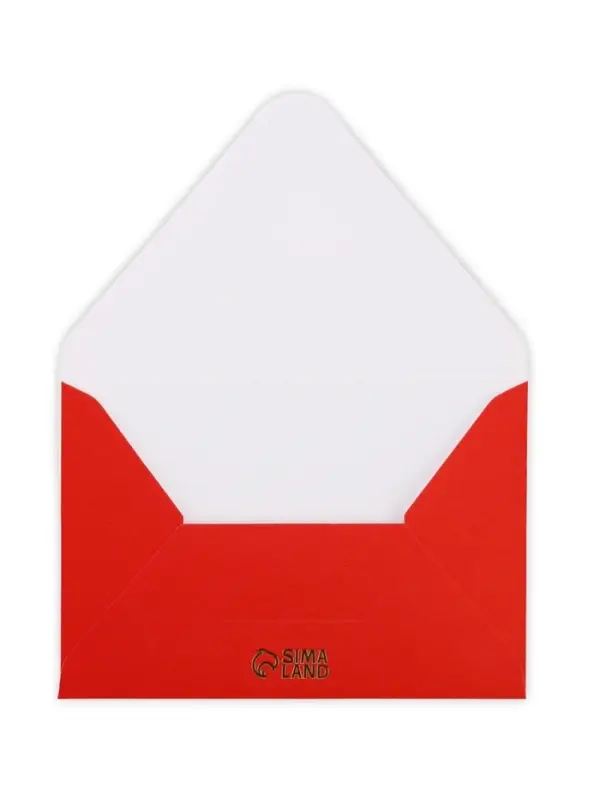 Конверт подарочный &laquo;С любовью&raquo;, акварельный картон, тиснение, 11 х 16 см