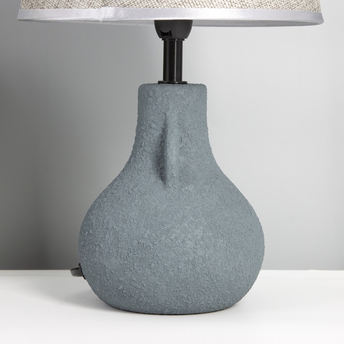 Лампа настольная "Каламбур" 1х40Вт Е14 темно-серый 20х20х32см
