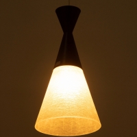 Светильник &laquo;Луна&raquo; 1х40Вт Е27 черный 14,5х14,5х27+100см