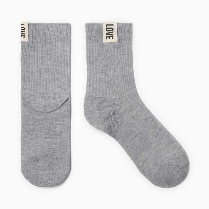 Носки женские KAFTAN Love р.36-39 (23-25 см), серый