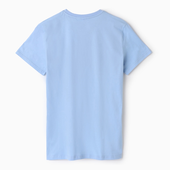 Футболка женская, цвет голубой, размер 46