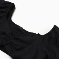 Кроп-топ с длинными рукавами MIST, цв. черный, р-р L Кроп-топ с длинными рукавами MIST, цв. черный, р-р L