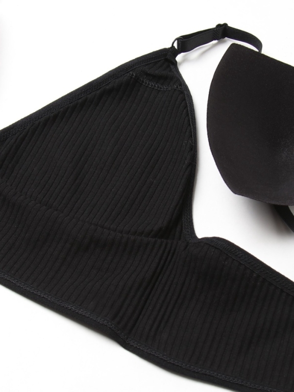 Комплект женский (топ, трусы) цвет черный, размер 42-44