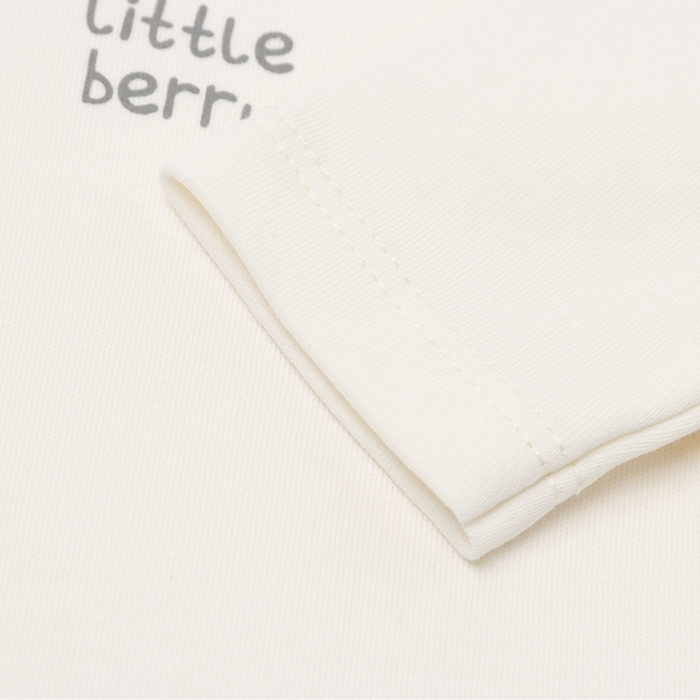 Футболка с дл. рукавом Крошка Я Little berry  р. 68-74, молочный