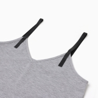 Топ женский на бретелях MINAKU : Casual Collection цвет серый, р-р 42