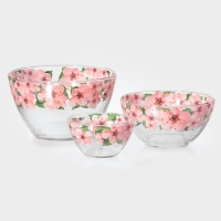 Набор подарочный 3 пр."Трио" "Сакура" (3 салатника)