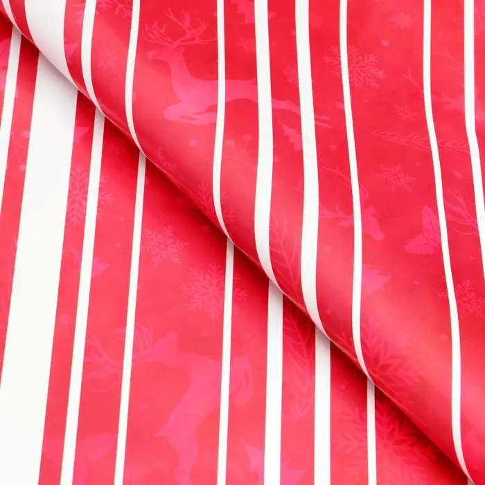 Бумага упаковочная новогодняя &laquo;Почта&raquo;, глянец, двусторонняя, 80 г/м&sup2; , 50&times;70 см