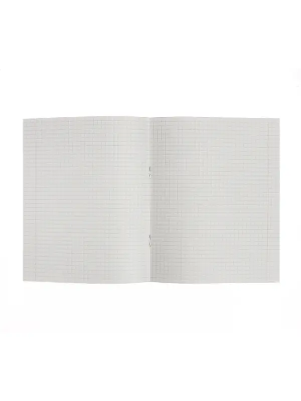 Тетрадь 48 листов в клетку, Calligrata Black and white, обложка мелованная бумага, серые листы, МИКС