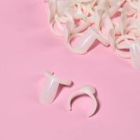 Палитра для лаков на баночку &laquo;Ноготки&raquo;, d - 2 см, 50 шт, форма мягкий квадрат, цвет слоновая кость