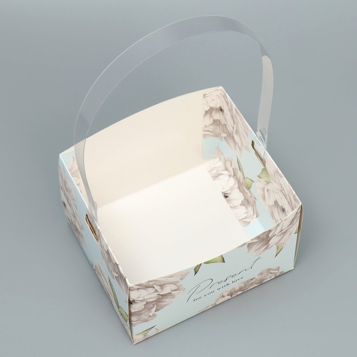 Переноска влагостойкая для цветов «Цветы», 15 х 10 х 13 см Переноска влагостойкая для цветов «Цветы», 15 х 10 х 13 см