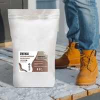 Реагент противогололёдный (мраморная крошка), 20 кг, работает при &mdash;30 &deg;C, в пакете, Greengo