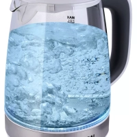 Чайник HYK-G8880 2л. 2200Вт серый серебристый