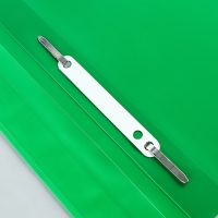 Набор папок-скоросшивателей А5, 5 штук, Calligrata, 180 мкм, с прозрачным верхом, зелёный