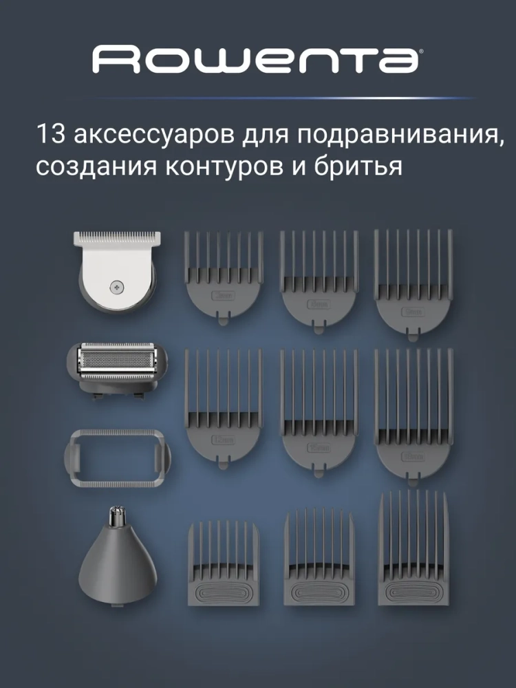 Мужской мультитриммер 15 в 1 Selectium TN9444E0