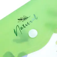 Папка-конверт А5 Hatber "NATURAL BLUE FLOWERS", на кнопке, пластик 180мкм, текстур с печат