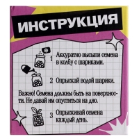 ЭВРИКИ Набор для опытов "Выращиваем травку", розовый
