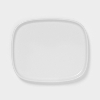 Маслёнка Доляна &laquo;Зефир&raquo;, 16&times;13,5&times;5 см, керамика, белая