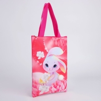 Сумка-шопер детская для девочки &laquo;Зайчик&raquo; на молнии, 32&times;23 см