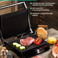 Гриль электрический T-EG350M01 с антипригарным ковриком