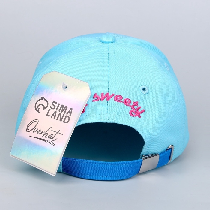 Кепка детская для девочки My sweety, голубая, р-р, 52-54