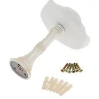 Крючок для штор CAPPIO KS036, d=9.5 мм, цвет белый, 2 шт