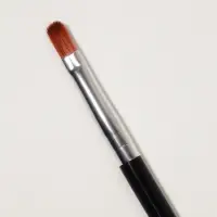 Кисть для макияжа, 2в1, 13.5 см, чёрная