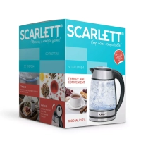 Чайник электрический стеклянный с подсветкой SC-EK27G54